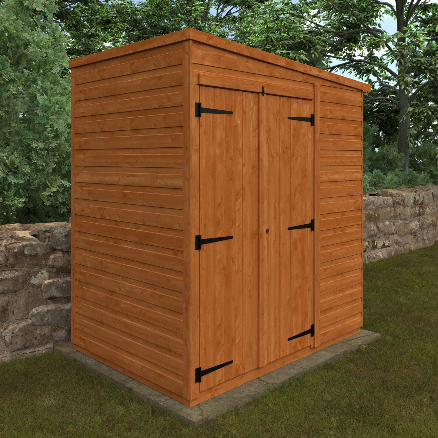 Your Choice Pent Windowless Wooden Garden Shed - Various Sizes Available