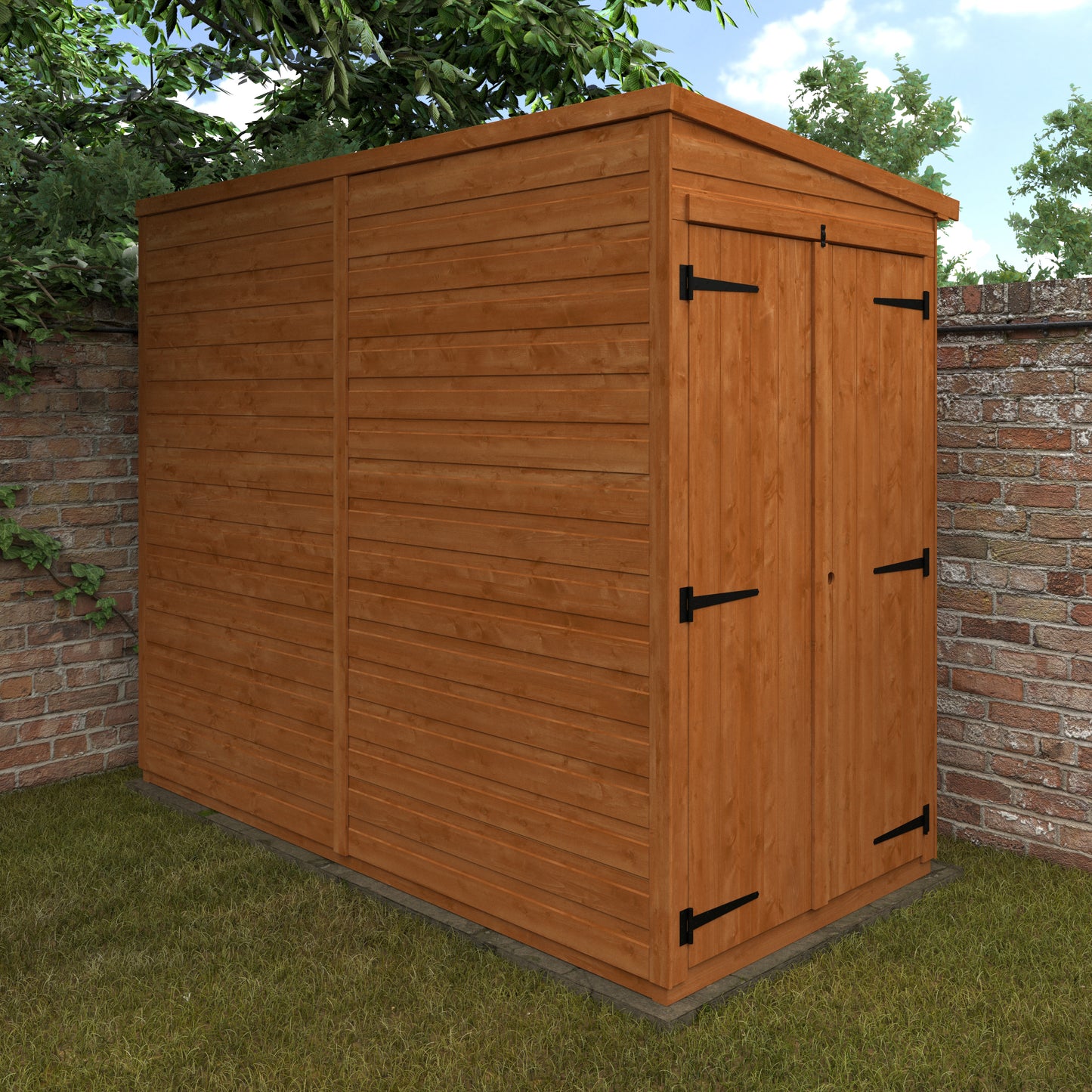 Your Choice Pent Windowless Wooden Garden Shed - Various Sizes Available