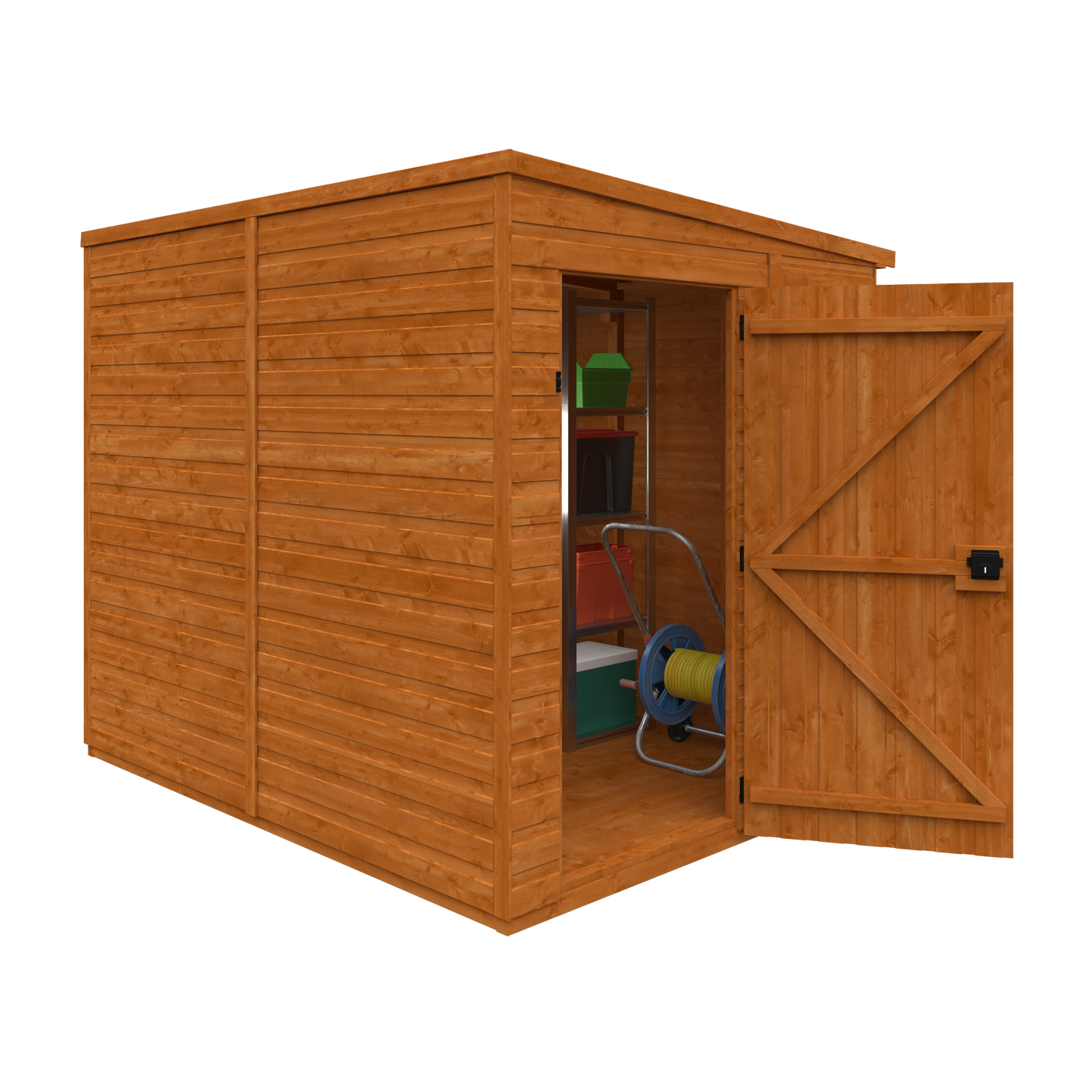 Your Choice Pent Windowless Wooden Garden Shed - Various Sizes Available