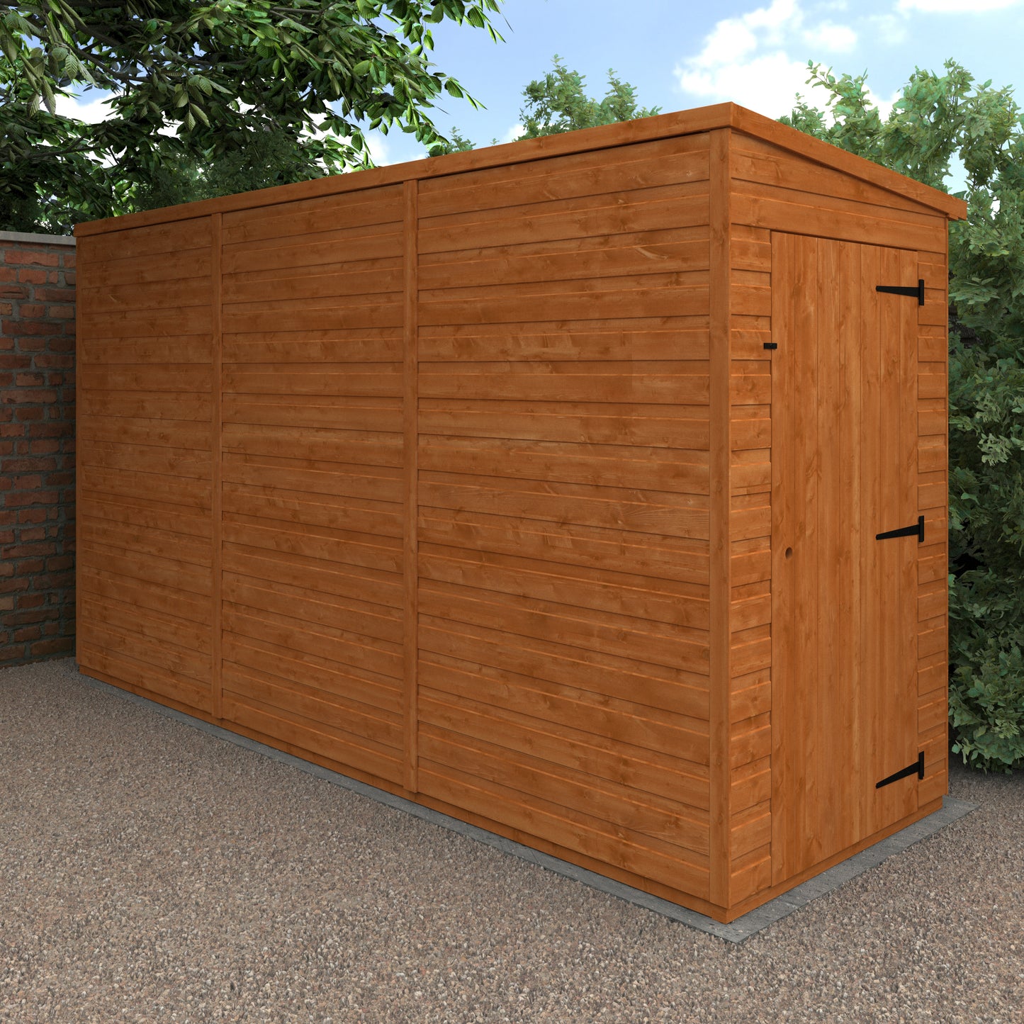 Your Choice Pent Windowless Wooden Garden Shed - Various Sizes Available