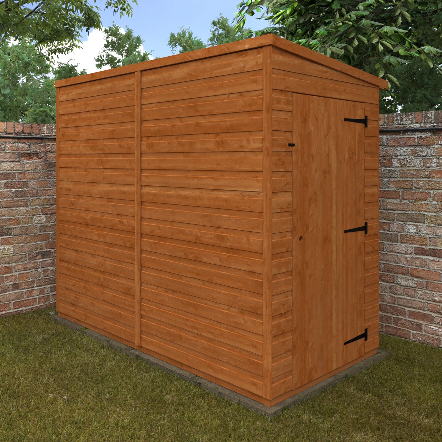 Your Choice Pent Windowless Wooden Garden Shed - Various Sizes Available