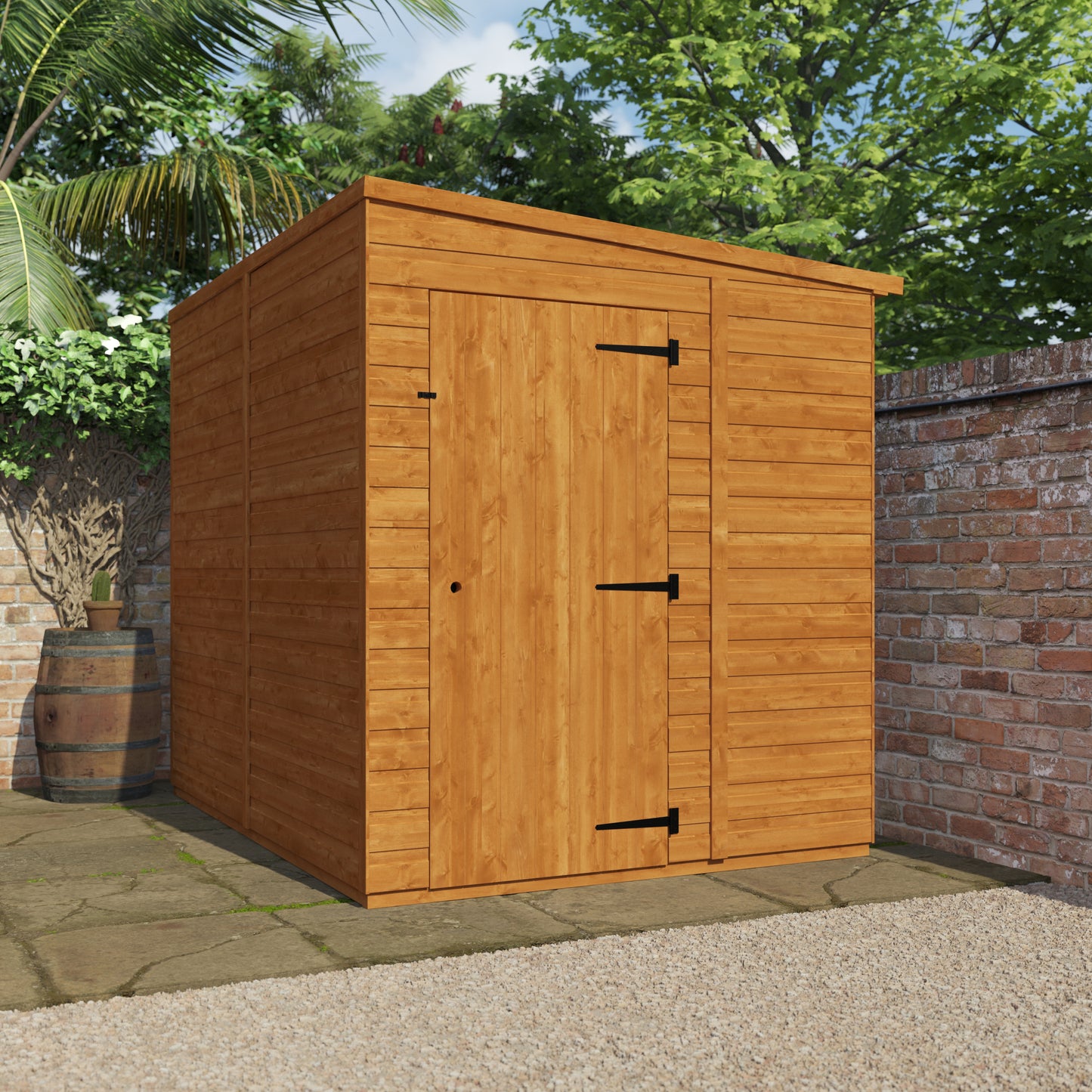 Your Choice Pent Windowless Wooden Garden Shed - Various Sizes Available