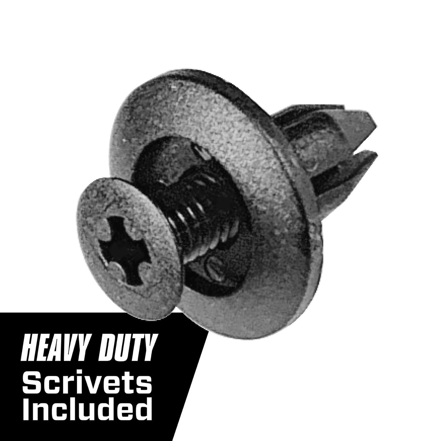Pinnacle Gloss Black Heavy Duty Pegboard Tool Holder - 6 Pack