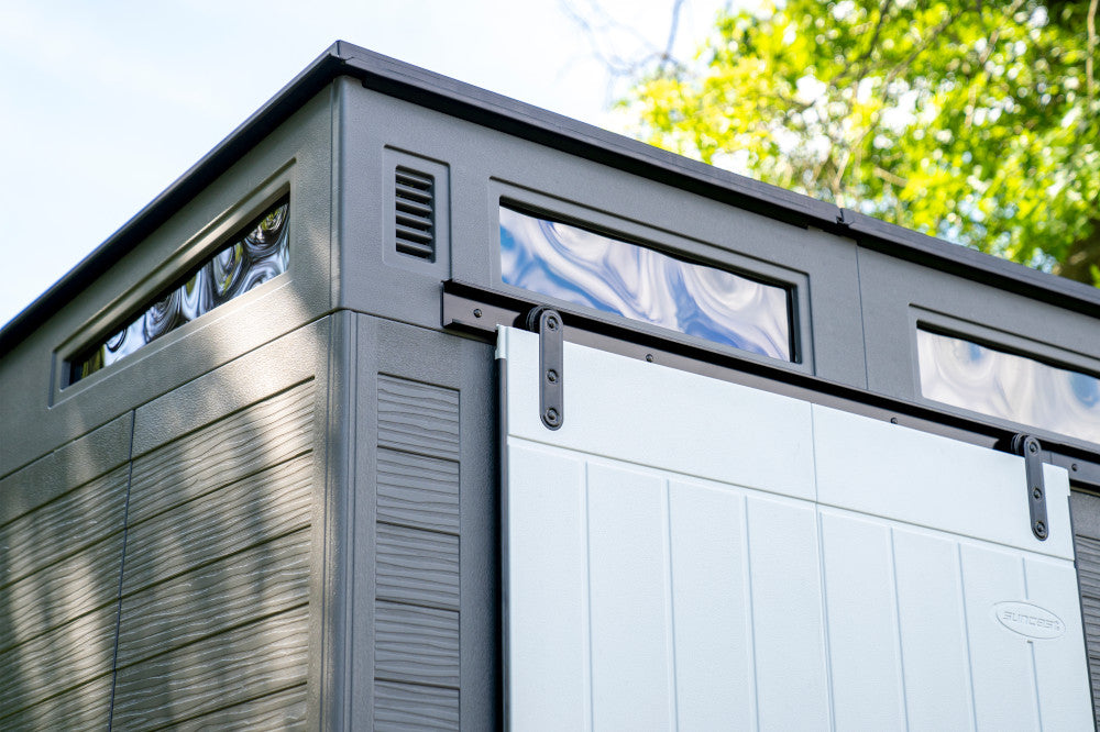 Suncast Modernist Barn Door Shed