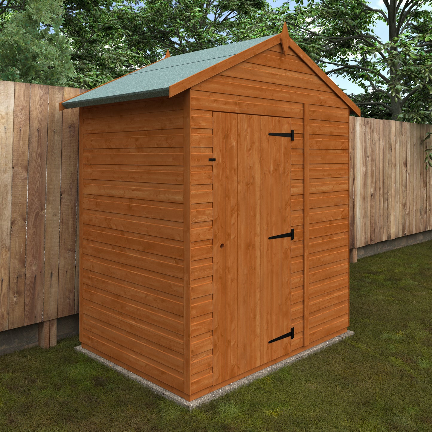 Your Choice Apex Windowless Wooden Garden Shed - Various Sizes Available