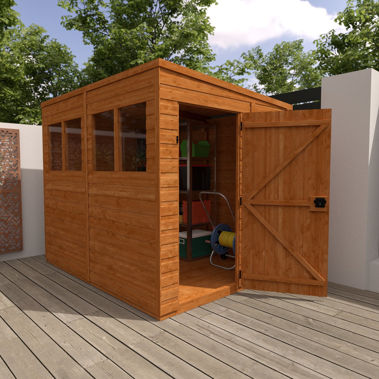 Your Choice Pent Wooden Garden Shed - Various Sizes Available