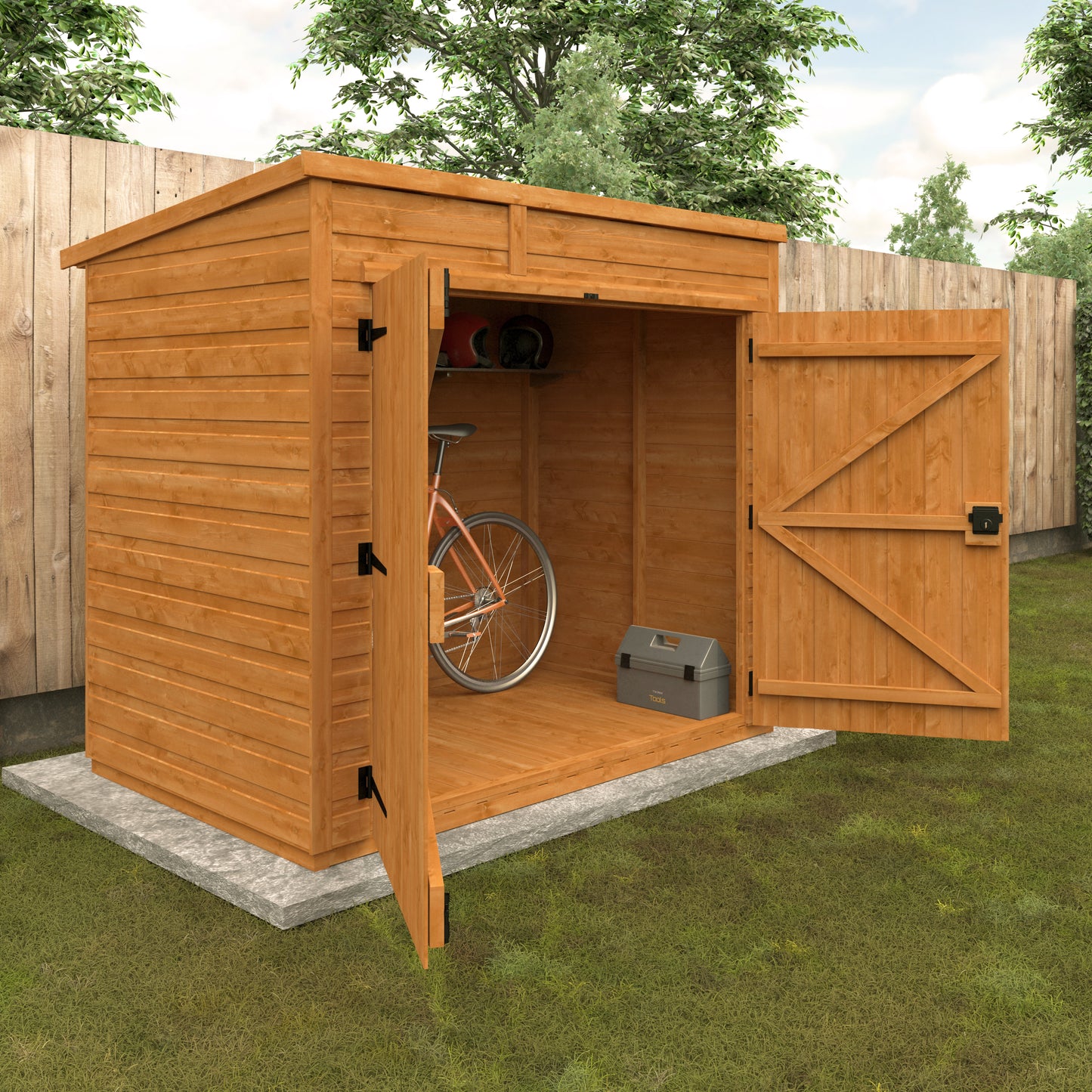 Your Choice Pent Bike Shed