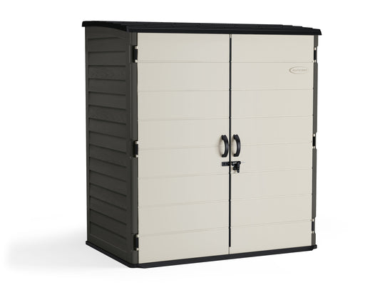 Suncast Extra Large Vertical Storage Shed - Peppercorn 106 Cu Ft. BMS6280
