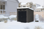 Load image into Gallery viewer, Suncast Modernist™ Storage Shed 7 ft. x 7 ft. - Peppercorn
